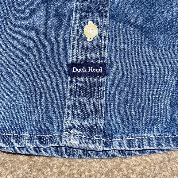 Vintage Duck Head Indigo Denim Shirt Such Amazing Quality Item, (8-10) - Picture 3 of 8